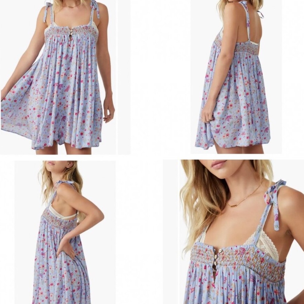 Intimately Free People Rule The World Romper medium NWOT - Picture 2 of 3